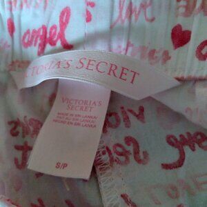 Like new Victoria's Secret pink and white pajama shorts Small 2/$12